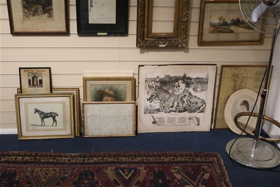 Robert Charles Goff (1837-1922) 4 etchings Largest 5 x 11in.